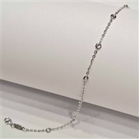 Bracciale Fanton Gioielli Donna BRACCIALI ORO in Oro bianco Cubic Zirconia BROR-221-52